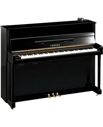 Yamaha B2 TC3 Silent Piano PE - Schwarz, Ansicht: schräg frontal