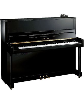 Yamaha B3 TC3 Silent Piano PE - Schwarz, Ansicht: schräg frontal