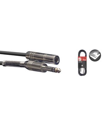 Deluxe Stereo Audiokabel - Stereo M klinke/Stereo F klinke