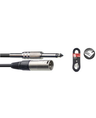 Deluxe Audiokabel - M XLR/Klinke - 1 Meter