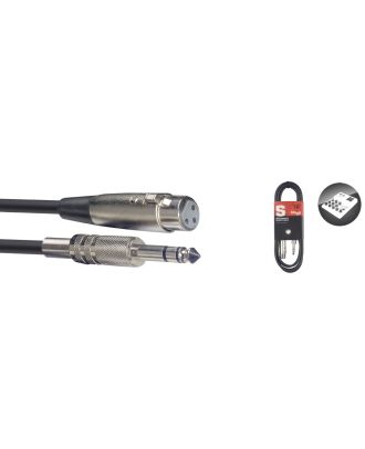 Deluxe Audiokabel - Fr. XLR/Stereoklinke - 3 m