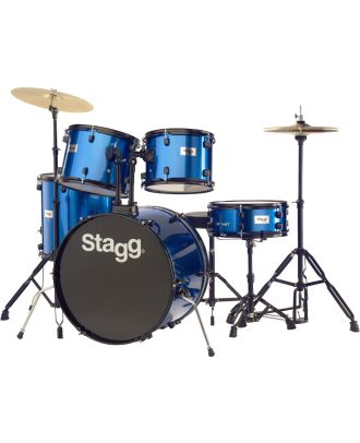 22" TIM122B BL Drumset, Schlagzeug, Komplettset, blau