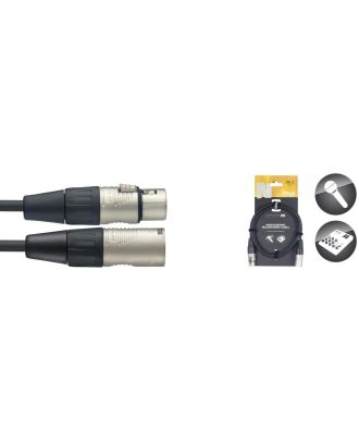 Profesionelles Mikrofon-Kabel XLR m auf XLR f