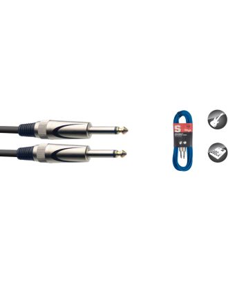 Instrumentenkabel, Klinke/Klinke (M/M), 6 m, robuste Stecker
