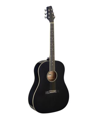 Western Akustik Gitarre, Linkshänder, schwarz