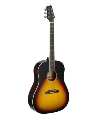 Westerngitarre, Akustikgitarre, Linkshänder, Sunburst
