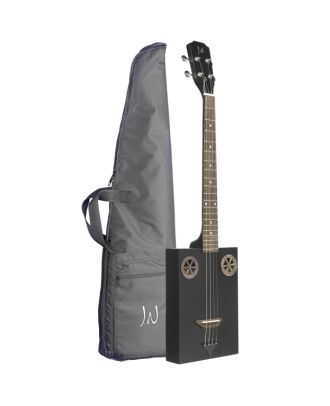 Akustische Zigarrenkisten-Gitarre mit 4 Saiten, Decke aus Sapele, Cask Serie