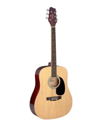1/2 Natur Dreadnought Akustikgitarre mit Decke aus Lindenholz
