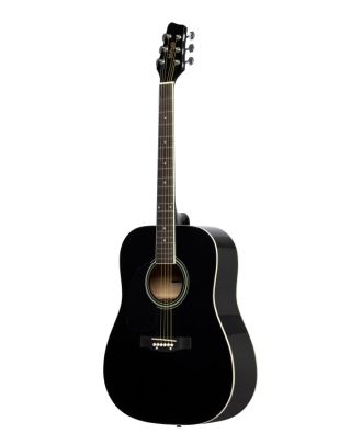 Dreadnought Akustikgitarre mit Decke aus Lindenholz, Linkshändermodell