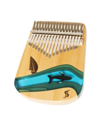 Professionelle Kalimba mit 17 Zungen und flacher Basis