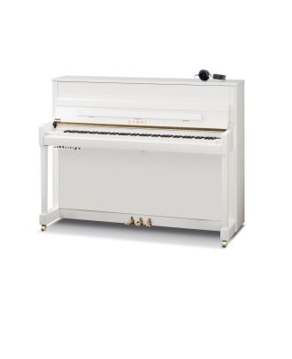 Kawai Klavier K200 ATX4 Weiß inkl. Klavierbank