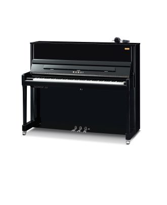 Kawai K300 AURES 2, Silent Klavier - Schwarz Silber, inkl. Klavierbank