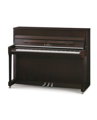 Kawai K 200 Klavier Nussbaum Silber