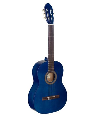 4/4 Konzertgitarre, blau matt