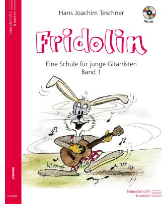 Fridolin, Band 1 mit CD, Gitarre Lehrbuch