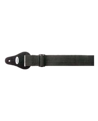 Gitarrengurt, 5 cm breit, schwarz, Kunststoff-Schnalle