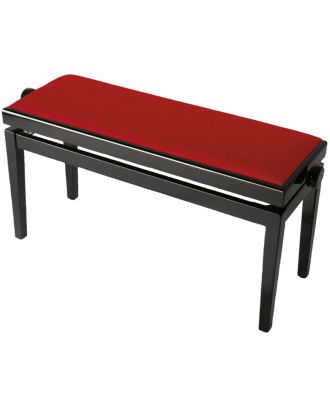 Doppelklavierbank original Burghardt 106 mit echt-Leder